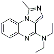 N,N-DIETHYL-1-METHYLIMIDAZO[1,5-A]QUINOXALIN-4-AMINE Struktur