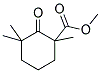 6-CARBOMETHOXY-2,2,6-TRIMETHYLCYCLOHEXANONE Struktur