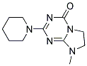 8-METHYL-2-PIPERIDIN-1-YL-7,8-DIHYDROIMIDAZO[1,2-A][1,3,5]TRIAZIN-4(6H)-ONE Struktur