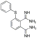 1,2-DIAMIDINO-3-PHENYLTHIOBENZENE Struktur