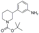 3-(3-AMINO-PHENYL)-PIPERIDINE-1-CARBOXYLIC ACID TERT-BUTYL ESTER Struktur