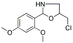 5-CHLOROMETHYL-2-(2,4-DIMETHOXY-PHENYL)-OXAZOLIDINE Struktur