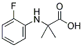 2-(2-FLUORO-PHENYLAMINO)-2-METHYL-PROPIONIC ACID Struktur