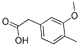 (3-METHOXY-4-METHYLPHENYL)ACETIC ACID Struktur