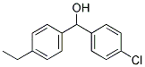 4-CHLORO-4'-ETHYLBENZHYDROL Struktur