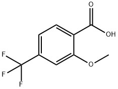 2-METHOXY-4-(TRIFLUOROMETHYL)BENZOIC ACID Struktur