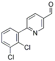 6-(2,3-DICHLORO-PHENYL)-PYRIDINE-3-CARBALDEHYDE Struktur