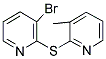 3-BROMO-2-[(3-METHYLPYRIDIN-2-YL)SULFANYL]PYRIDINE Struktur