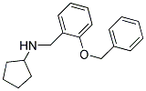 N-(2-(BENZYLOXY)BENZYL)CYCLOPENTANAMINE Struktur