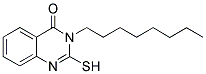 2-MERCAPTO-3-OCTYL-3H-QUINAZOLIN-4-ONE Struktur