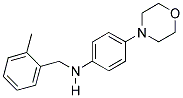 N-(2-METHYLBENZYL)-4-MORPHOLIN-4-YLANILINE Struktur