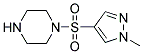 1-(1-METHYL-1 H-PYRAZOLE-4-SULFONYL)-PIPERAZINE Struktur