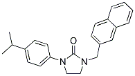 1-(4-ISOPROPYLPHENYL)-3-(2-NAPHTHYLMETHYL)IMIDAZOLIDIN-2-ONE Struktur