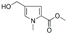 4-HYDROXYMETHYL-1-METHYL-1H-PYRROLE-2-CARBOXYLIC ACID METHYL ESTER Struktur