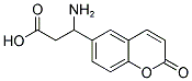 3-AMINO-3-(2-OXO-2H-CHROMEN-6-YL)-PROPIONIC ACID Struktur