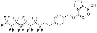 N-(F17 CBZ) L-PROLINE Struktur