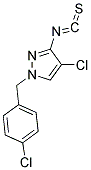 4-CHLORO-1-(4-CHLORO-BENZYL)-3-ISOTHIOCYANATO-1H-PYRAZOLE Struktur