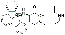 N-ALPHA-TRITYL-D-METHIONINE DIETHYLAMINE Struktur