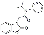 N-ISOPROPYL-2-(2-OXO-1,3-BENZOXAZOL-3(2H)-YL)-N-PHENYLACETAMIDE Struktur