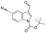 5-CYANO-3-FORMYLINDOLE-1-CARBOXYLIC ACID TERT-BUTYL ESTER Struktur