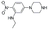 N-ETHYL-N-(2-NITRO-5-PIPERAZIN-1-YLPHENYL)AMINE Struktur