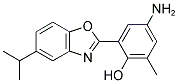 4-AMINO-2-(5-ISOPROPYL-1,3-BENZOXAZOL-2-YL)-6-METHYLPHENOL Struktur