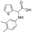 (3,4-DIMETHYL-PHENYLAMINO)-THIOPHEN-2-YL-ACETIC ACID Struktur