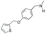 N-METHYL-1-(4-(THIEN-2-YLMETHOXY)PHENYL)METHANAMINE Struktur