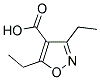 3,5-DIETHYL-ISOXAZOLE-4-CARBOXYLIC ACID Struktur