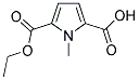 5-(ETHOXYCARBONYL)-1-METHYL-1H-PYRROLE-2-CARBOXYLIC ACID Struktur