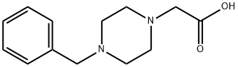 (4-BENZYLPIPERAZIN-1-YL)ACETIC ACID Struktur