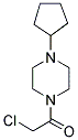 2-CHLORO-1-(4-CYCLOPENTYL-PIPERAZIN-1-YL)-ETHANONE Struktur