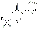 4-MERCAPTO-3-(PYRID-2-YL)-6-(TRIFLUOROMETHYL)PYRIMIDINE Struktur