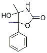 4-HYDROXY-4,5-DIMETHYL-5-PHENYL-1,3-OXAZOLIDIN-2-ONE Struktur