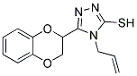 4-ALLYL-5-(2,3-DIHYDRO-BENZO[1,4]DIOXIN-2-YL)-4H-[1,2,4]TRIAZOLE-3-THIOL Struktur