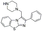 2-PHENYL-3-PIPERAZIN-1-YLMETHYL-BENZO[D]IMIDAZO-[2,1-B]THIAZOLE Struktur