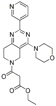 3-(4-MORPHOLIN-4-YL-2-PYRIDIN-3-YL-7,8-DIHYDRO-5H-PYRIDO[4,3-D]PYRIMIDIN-6-YL)-3-OXO-PROPIONIC ACID ETHYL ESTER Struktur