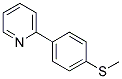 2-(4-METHYLTHIOPHENYL)PYRIDINE Struktur