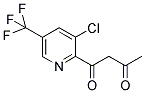 1-[3-CHLORO-5-(TRIFLUOROMETHYL)-2-PYRIDINYL]-1,3-BUTANEDIONE Struktur