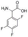 2,4,5-TRIFLUORO-DL-PHENYLGLYCINE Struktur