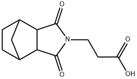 3-(1,3-DIOXOOCTAHYDRO-2H-4,7-METHANOISOINDOL-2-YL)PROPANOIC ACID Struktur