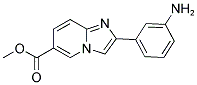 2-(3-AMINO-PHENYL)-IMIDAZO[1,2-A]PYRIDINE-6-CARBOXYLIC ACID METHYL ESTER Struktur