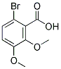 6-BROMO-2,3-DIMETHOXYBENZOIC ACID Struktur