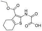 [[3-(ETHOXYCARBONYL)-4,5,6,7-TETRAHYDRO-1-BENZOTHIEN-2-YL]AMINO](OXO)ACETIC ACID Struktur