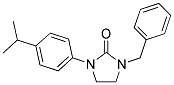 1-BENZYL-3-(4-ISOPROPYLPHENYL)IMIDAZOLIDIN-2-ONE Struktur