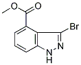 METHYL-3-BROMOINDAZOLE-4-CARBOXYLATE Struktur