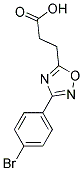 3-[3-(4-BROMOPHENYL)-1,2,4-OXADIAZOL-5-YL]PROPANOIC ACID Struktur