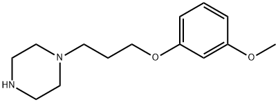 1-[3-(3-METHOXY-PHENOXY)-PROPYL]-PIPERAZINE Struktur