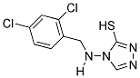 4-((2,4-DICHLOROBENZYL)AMINO)-4H-1,2,4-TRIAZOLE-3-THIOL Struktur