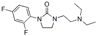 1-[2-(DIETHYLAMINO)ETHYL]-3-(2,4-DIFLUOROPHENYL)IMIDAZOLIDIN-2-ONE Struktur